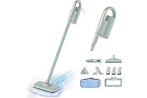 Newbealer 7-in-1 Steam Mop: Clean & Gleam with Multi-Surface Mastery