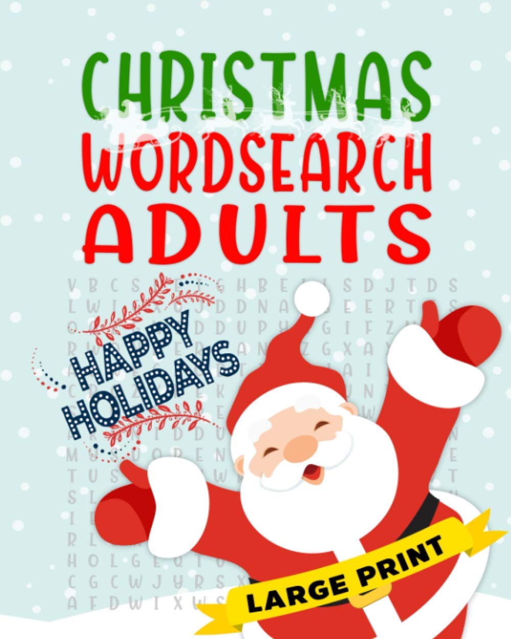 Christmas Wordsearch Adults: Christmas Word Search Adult : Word Search Books For Adults Large Print Christmas Edtion : Christmas Word Search Large ... For Adults : Christmas Wordsearch Book (9)