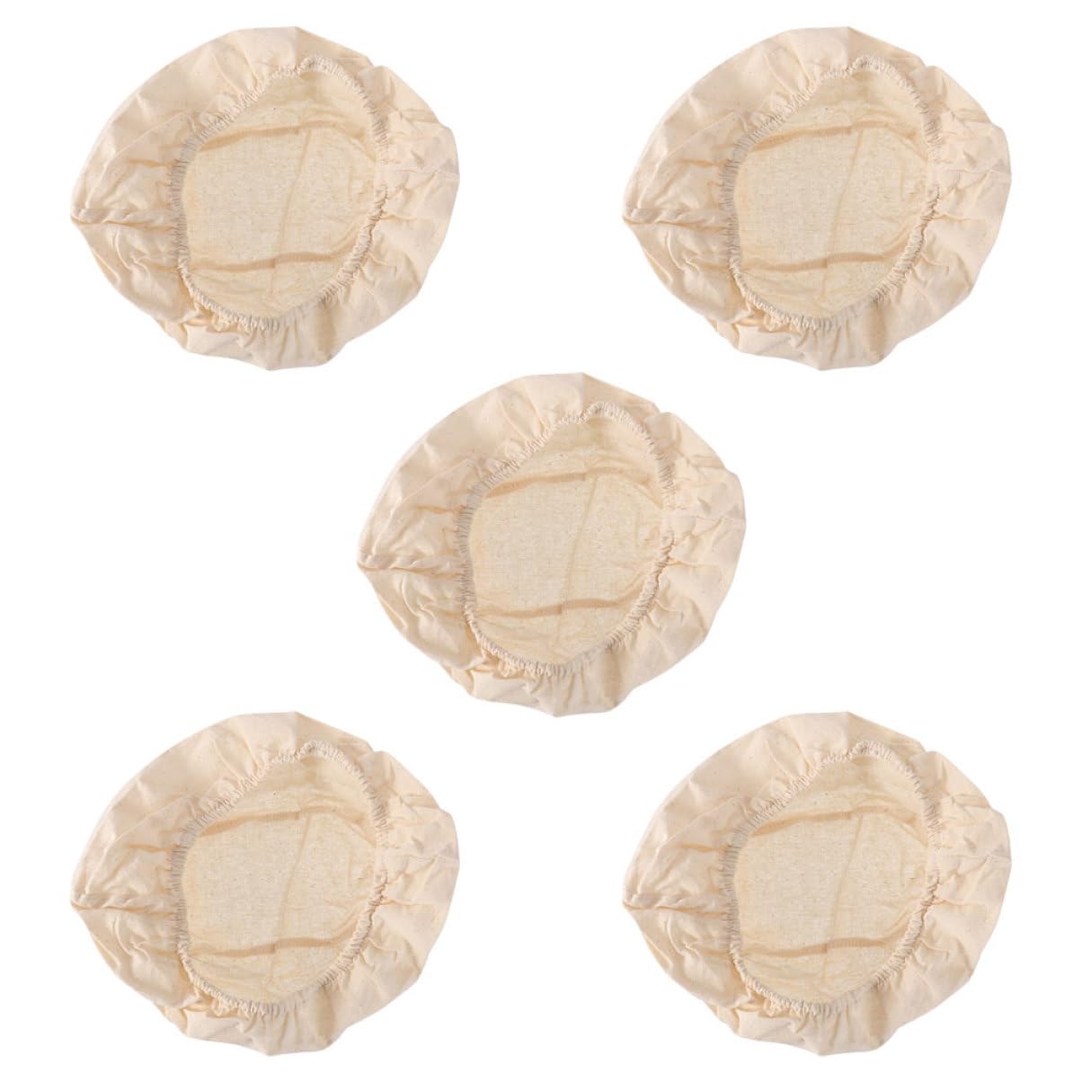 Amosfun Juego De 20 Cestas Para Prueba De Pan Cestas Para Utensilios De Cocina Cubierta Para Cesta De Pan Revestimiento Para Hacer Repostería Dispositivo Para Hornear Revestimiento