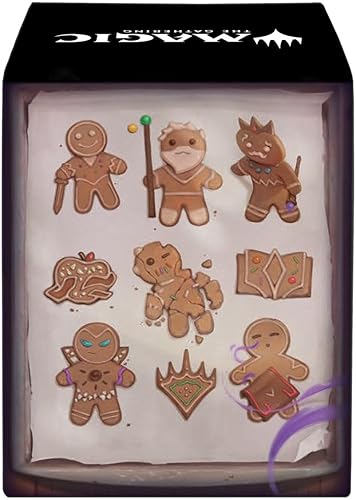 Miniatura 5 de Ultra Pro - Wilds of Eldraine Alcove Flip Deck Box Food Fight for Magic: The Gathering, Protect & Store Commander MTG Decks, almacenamiento de