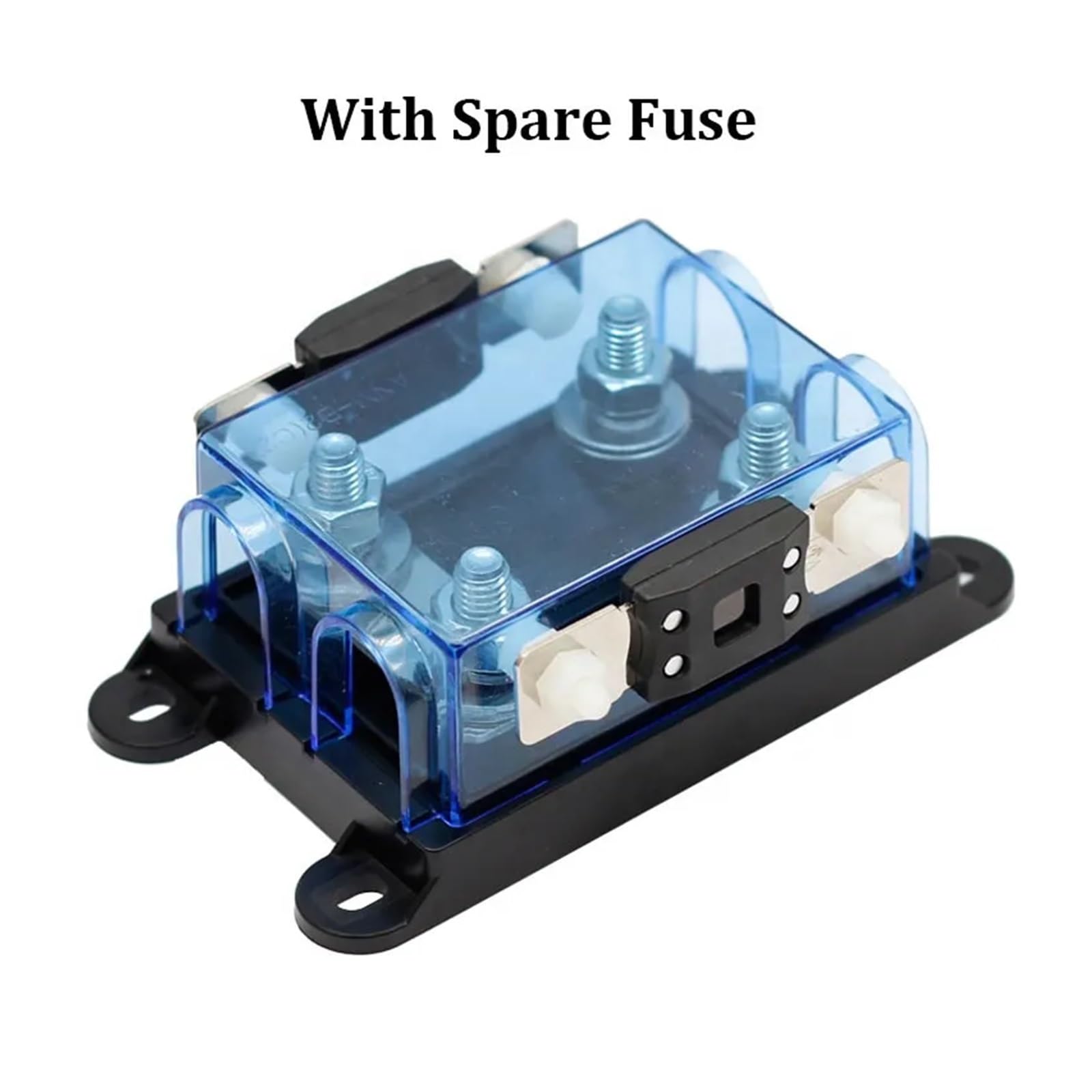NURII 2 Stück DC 32V Auto-Sicherungshalter, Block 25A 30A 35A 40A 50A 60A 70A 80A 100A 200A 300A 400A Auto-Sicherungshalter (Size : 250A)