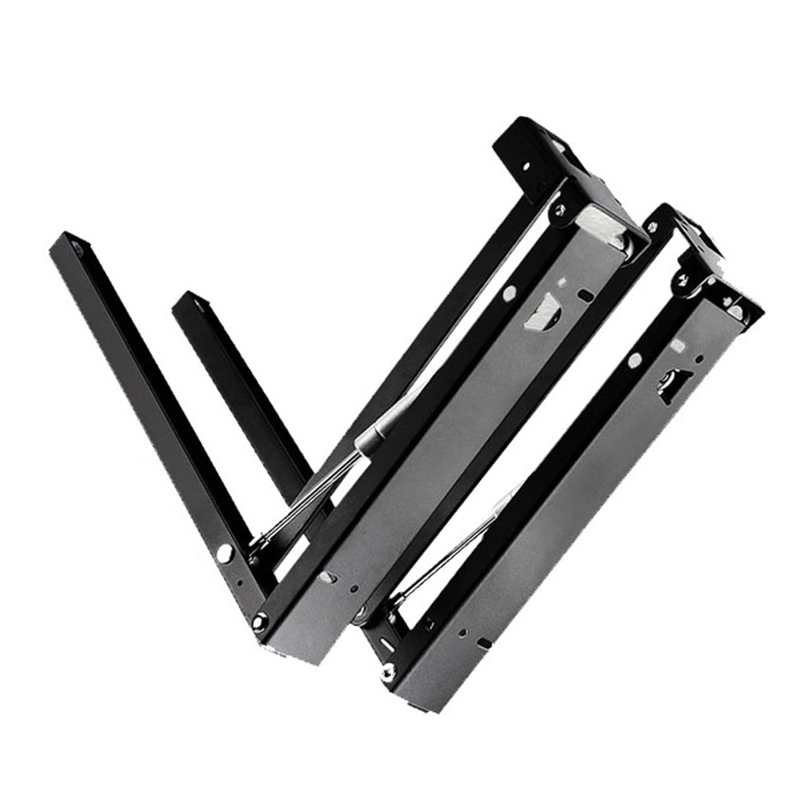 Practical Sturdy Invisible Mounting Hardware for Silents Seating Solution in Cabinets and Wardrobes Hydraulic Buffer Folding Stool Hardware