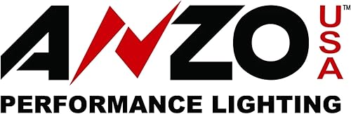 Miniatura 4 de Anzo USA - Bisel liviano de extremo plano para Chevy Camaro, 4 piezas, Negro satinado