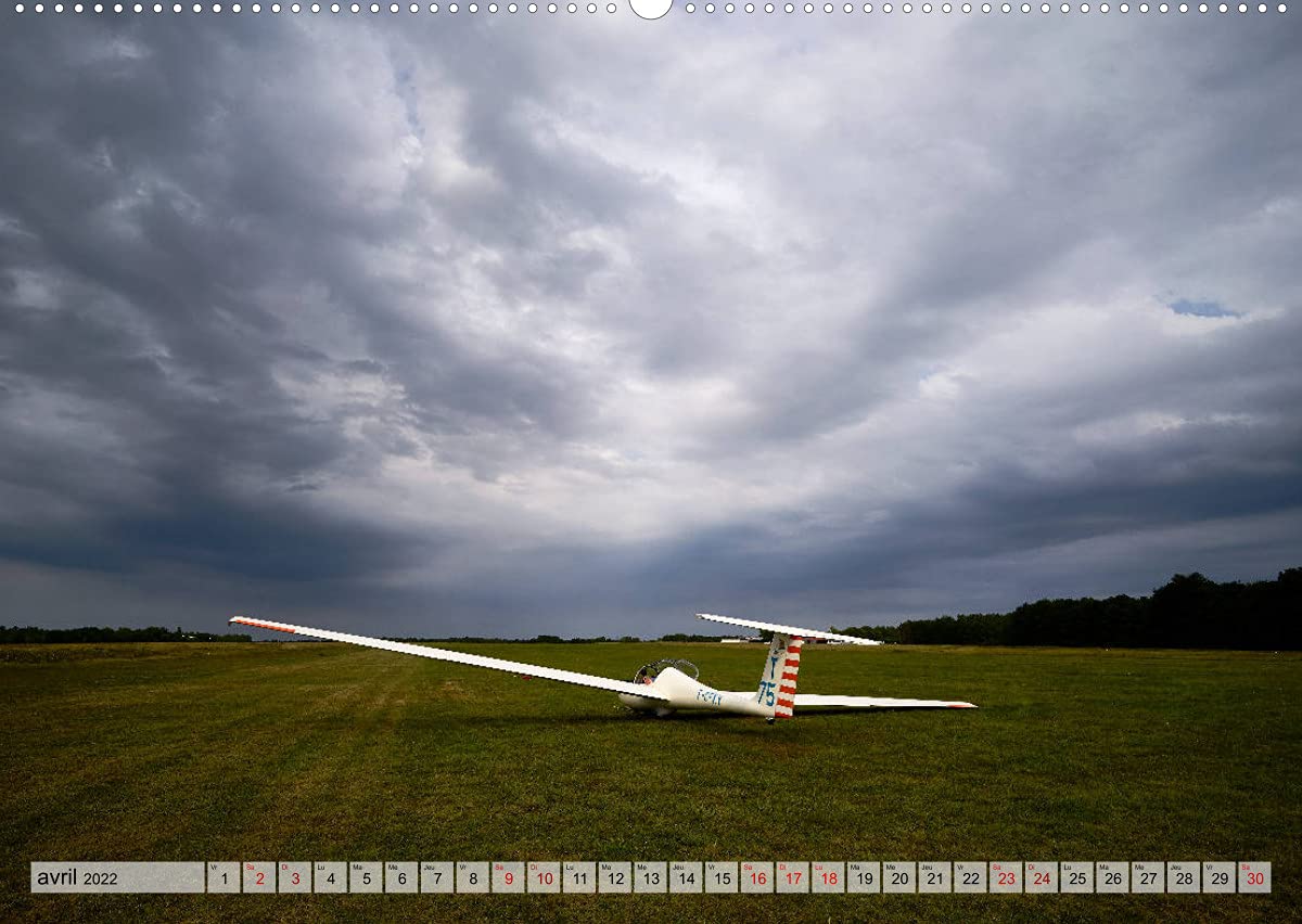 Voler en silence - la passion du vol à voile (Premium, hochwertiger DIN A2 Wandkalender 2022, Kunstdruck in Hochglanz): Libre comme l'air, sans ... thermique... (Calendrier mensuel, 14 Pages )