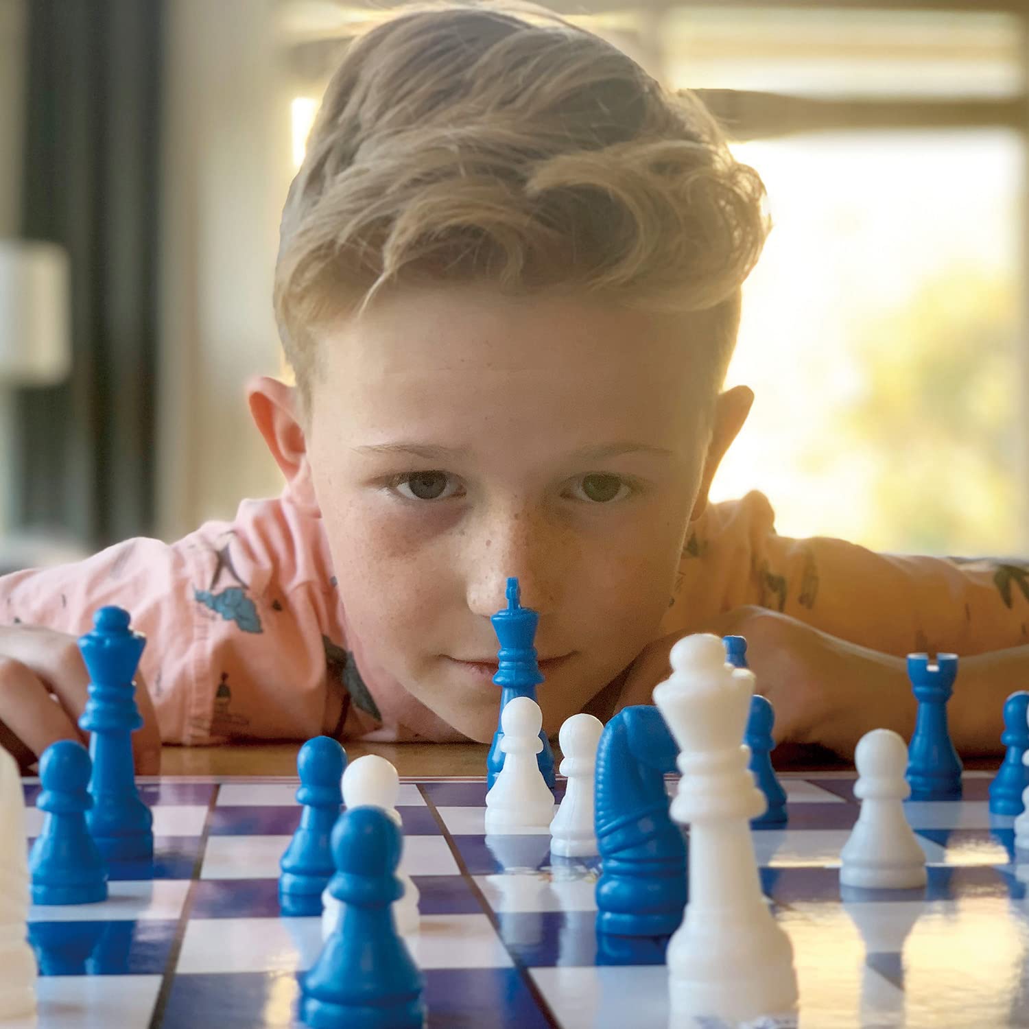ROO GAMES QG01 Quick Chess - Learn Chess with 8 Simple Activities - For Ages 6+ - Chess Set for Kids,White - Image 3