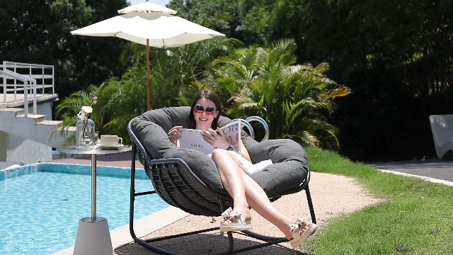 Amazon.com : ZJEYEJZ Indoor & Outdoor Rocking Chair, Oversized