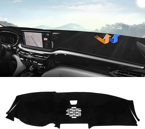 Vista 76 de Autorder Alfombrilla de cubierta de salpicadero para Ford F150 F250 F350 1992-1996 Accesorios Cubierta de tablero de franela para salpicadero