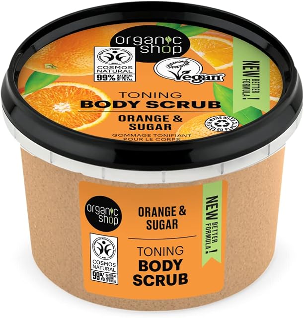 Organic Shop Sicilian Orange Body Scrub, 250 ml