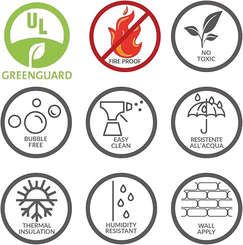 Miniatura 5 de CREARREDA Adhesivo para pared de pizarra para cocina, 100% fabricado en Italia, no tóxico, ignífugo y resistente al agua