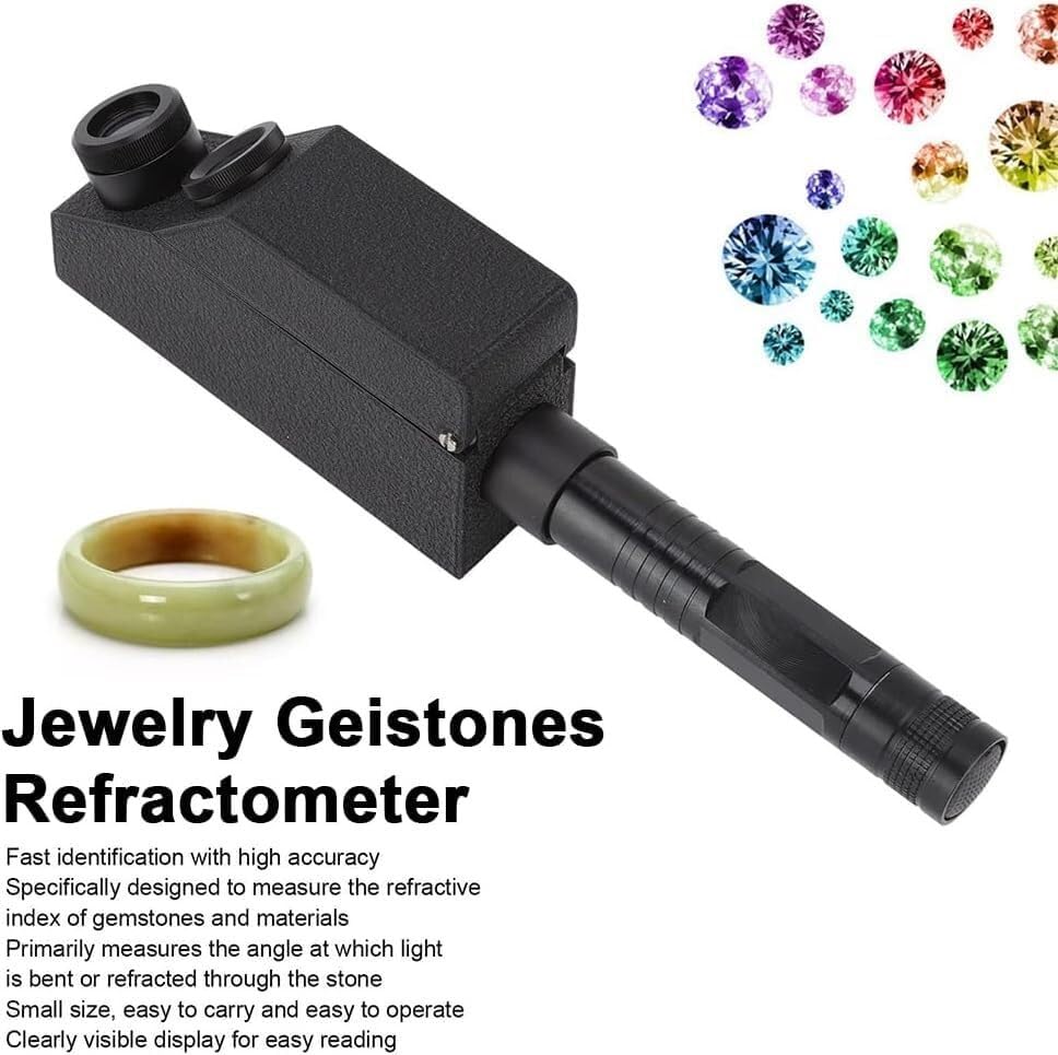 Réfractomètre de pierres précieuses : testeur d'identification et outil pour bijoux LED - 7