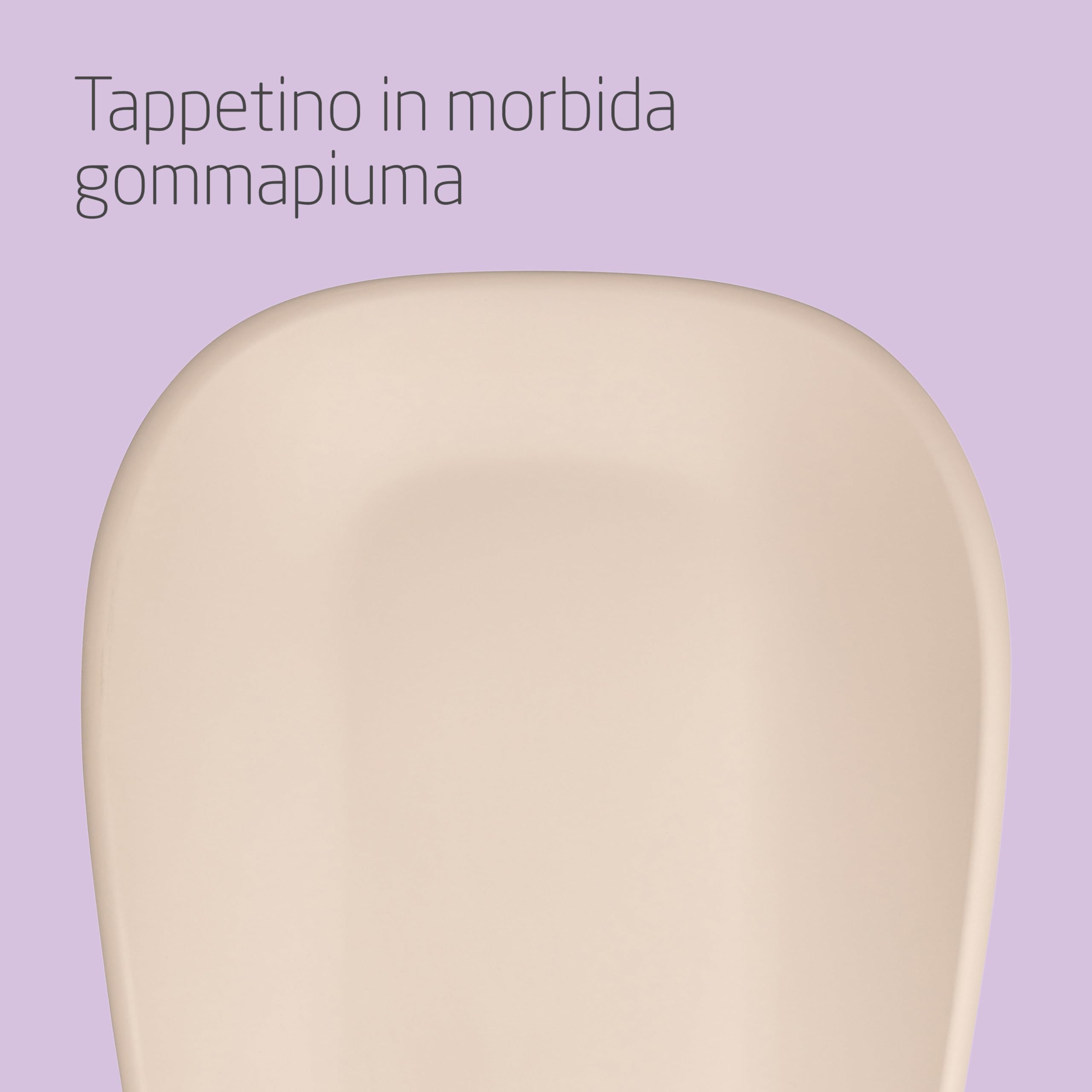 Maxi-Cosi Mavis, Fasciatoio Neonato, 50x70cm, 0-12 mesi, Neonati e Bimbi Piccoli, Bordi Alti Arrotondati, Facile da Pulire, Antiscivolo, Morbido Materassino Fasciatoio da Tavolo, Muted Terra