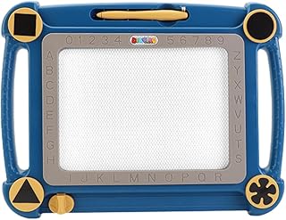 Pizarra de garabatos para niños, tablero de dibujo magnético para niños | Pizarra magnética para aprender a dibujar Doodle - Juguete de habilidades motoras finas con plantillas de sellos para el hogar