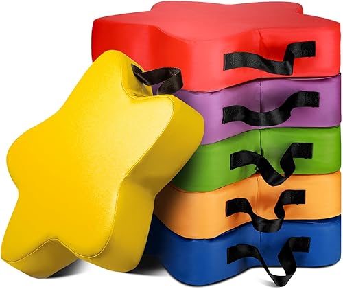 Ripeng Cojines de suelo para aula de 3 pulgadas de grosor para niños de 15 pulgadas, cojines suaves de colores para clase, primaria, guardería,