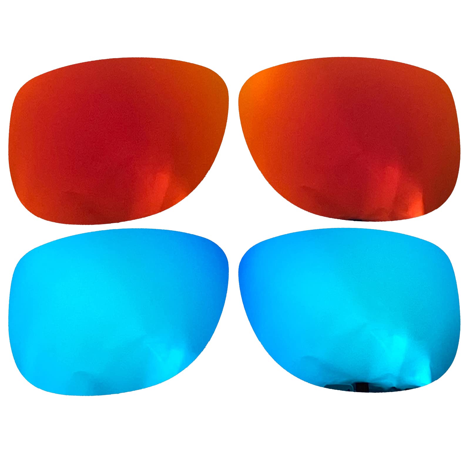 Lenti di ricambio per occhiali da sole Rayban Justin RB4165 (54 mm) polarizzate, spessore 1,5 mm, prevenzione del sale, resistenti agli oli (rosso scuro) (rosso scuro)