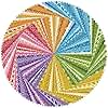 120 Sheets 12"X 12" Scrapbook Paper Bulk Rainbow DIY Craft Paper Supplies Holiday Aesthetic Colorful Decorative Paper Christmas Scrap Book Material Journal Photo Album Present Wrapping
