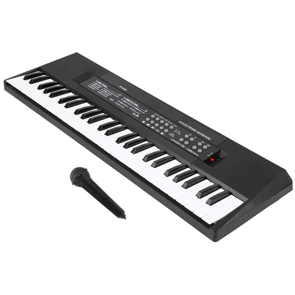 Clavier Piano Kids Microphone D'orgue électronique et Fonction D'enregistrement Clavier de Piano à 54 Touches Bf - 5438