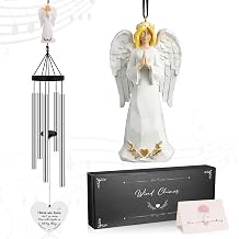Angel Wind Chimes Memorial Sympathy Gift for Loss of Loved One