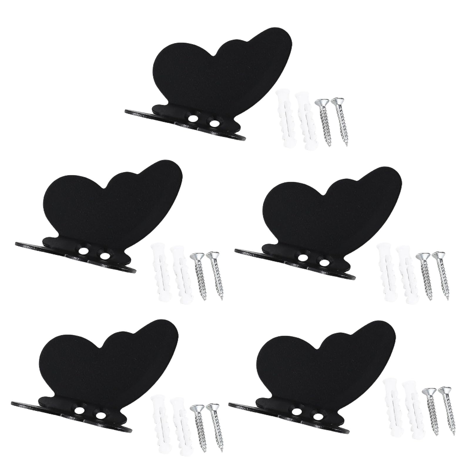 Tsophreniq Sturdy Stainless Steel Butterfly Hooks High Strength Butterfly Hooks Multifunctional Stainless Steel Hangers for Wall Kitchen Wall Hook