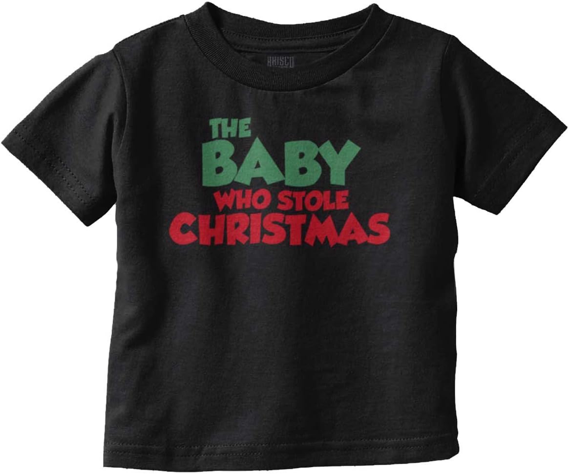 Brisco Brands Xmas Babies Who Stole Christmas Toddler Boy Girl T Shirt