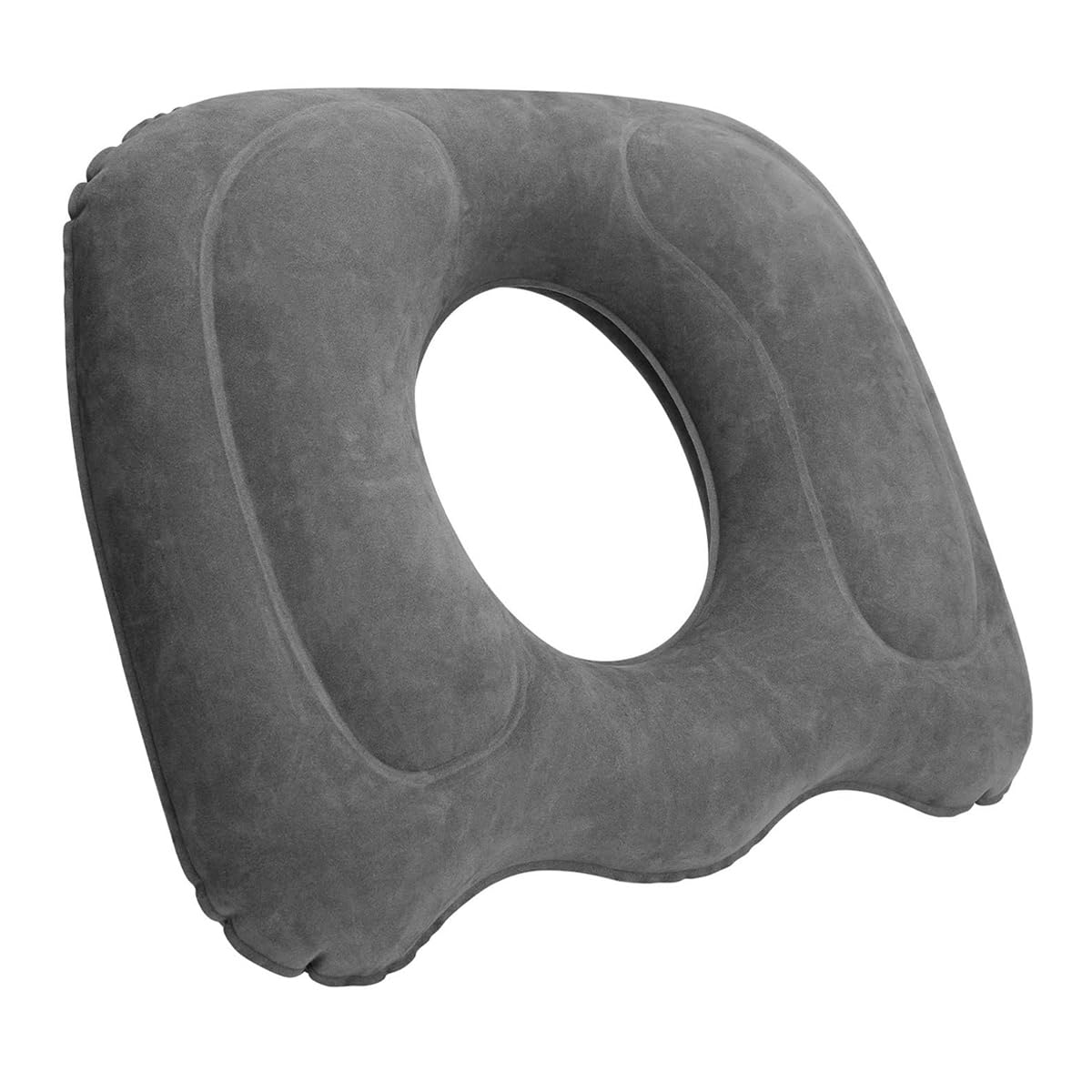Sarini Inflatable Hemorrhoid Cushion - Ring Donut Cushion Inflatable Seat Cushion Pillow Excellent For Tailbone, Prostate, Sciatica, Bed Sores, Postpartum Pregnancy