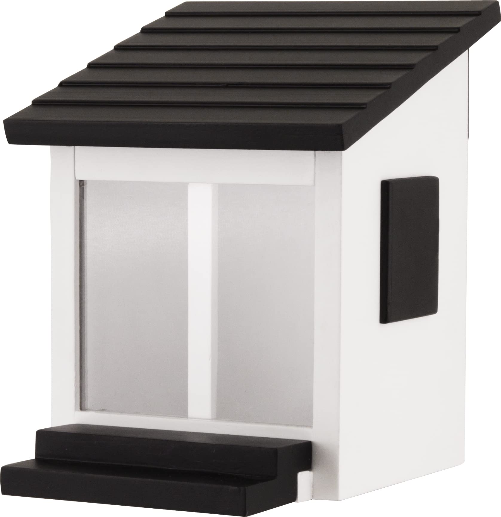 Wildlife Garden WG314 Eichhörnchen Futterbox Weiss - Futterhaus aus Holz