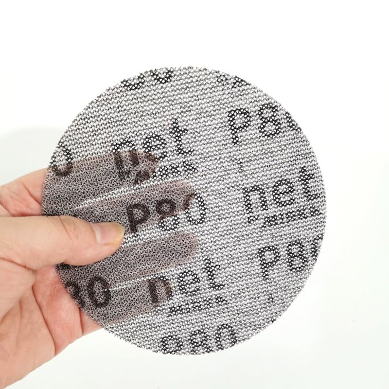 Carta vetrata a griglia da 5 pollici 125 mm for levigatura di mastice abrasivo for auto rotondo(120,50 pcs a box)