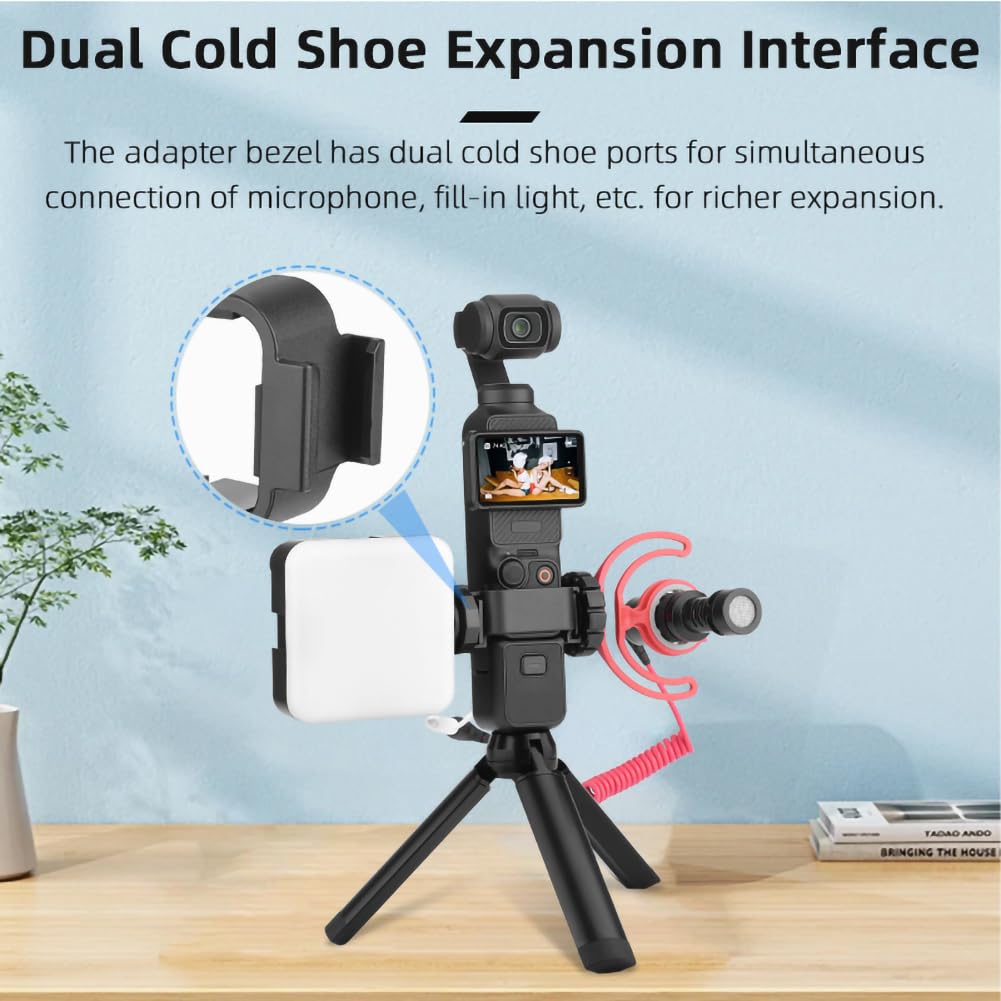 Adattatore Telaio Con Doppia Ganascia Fredda Per DJI Osmo Pocket 3 - Supporto Per Treppiede E Accessori - 5