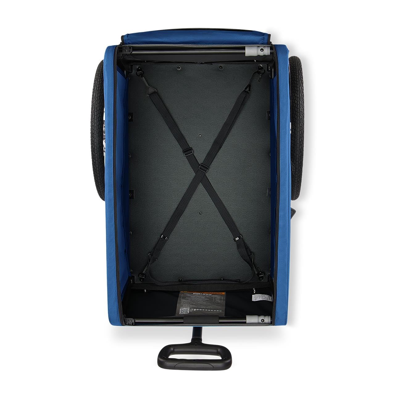 Rimorchio per bici FX-LA120 blu • 2 in 1 pieghevole • rimorchio cargo 120L con portata 47,8kg • volume di carico 120L • carretto per uso quotidiano