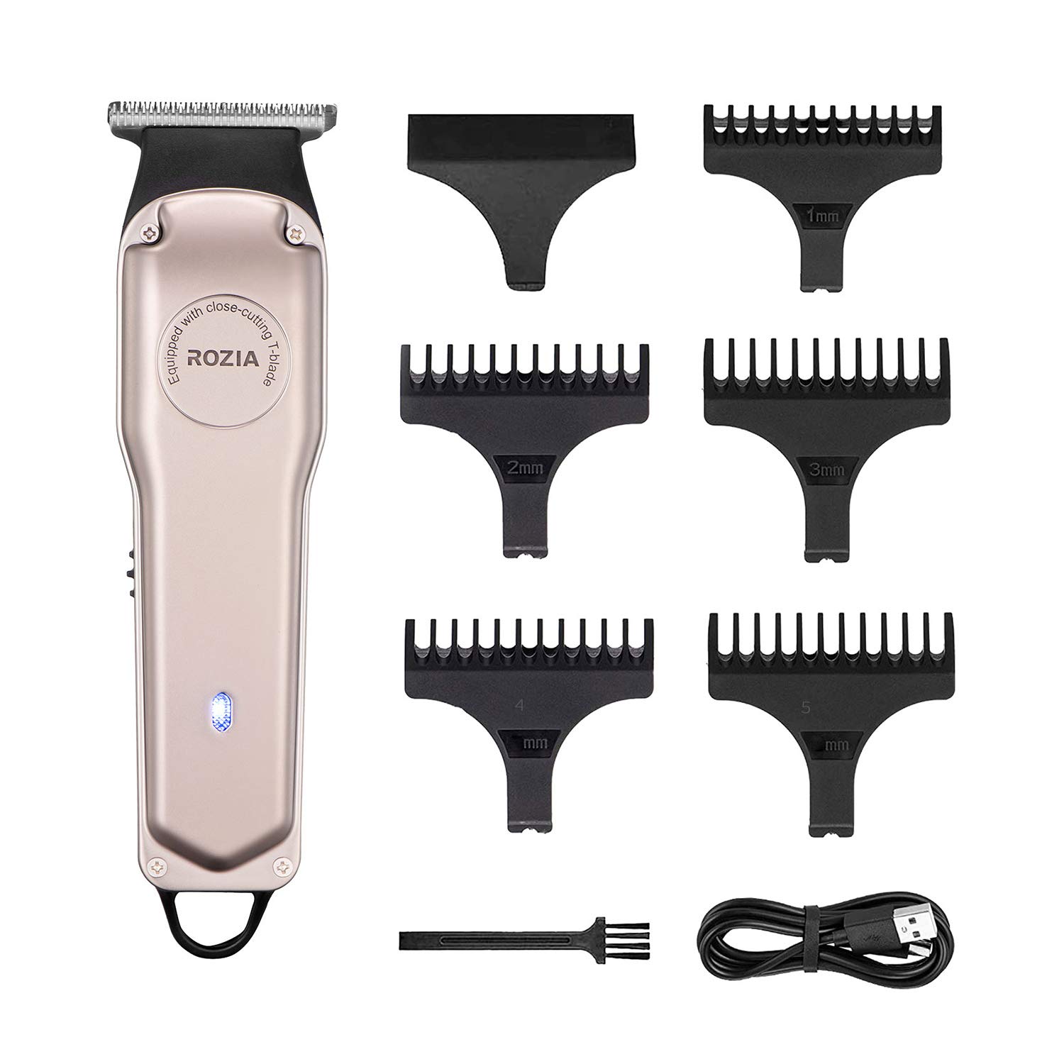 Roziaplus Hair Clippers for Men Beard Trimmer for Men Hair Clippers Portable Home Hair Trimmer Kit for Men Professional Clippers Cordless Electric Hair Clippers Low Noise Home-use