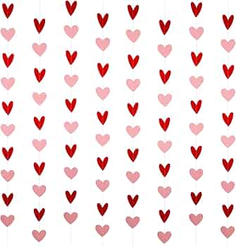 dosa ドーサ garland of hearts dosa-white-hearts-garland-