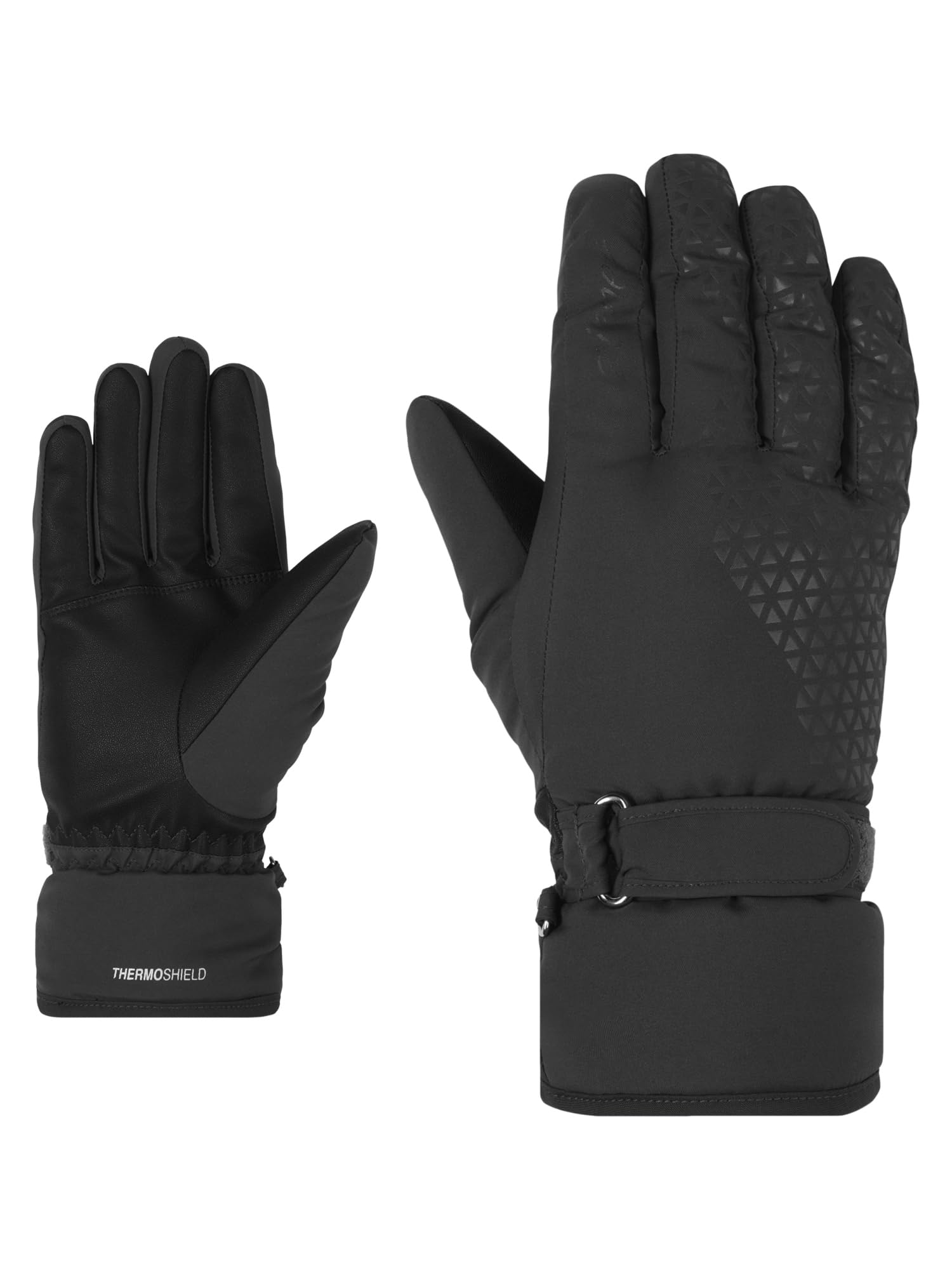 Ziener Women's Alpine Ski Gloves KISAR AS Black - 8