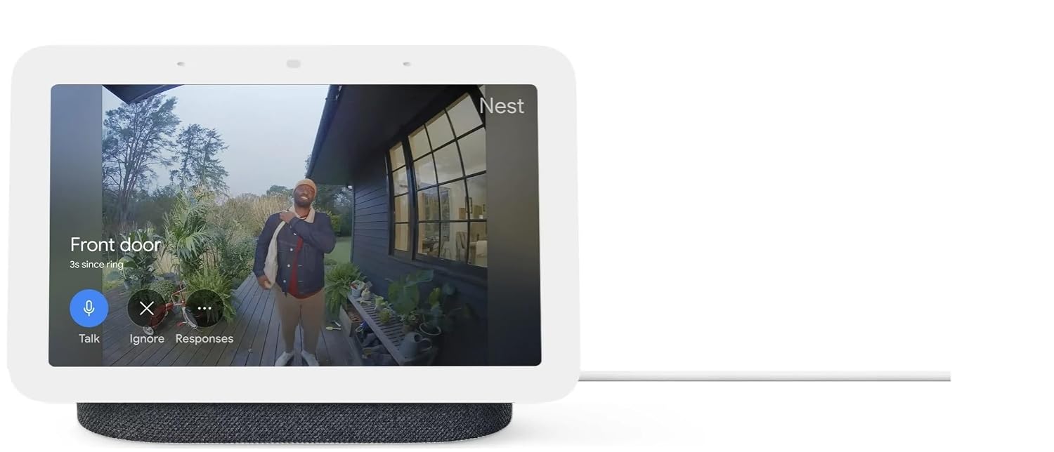 Google Nest Hub 7” Smart Display with Google Assistant (2nd Gen) - Chalk, view 12