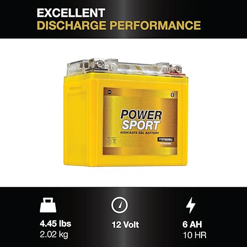 Miniatura 3 de YTZ7S GEL 12V 6AH 160 CCA Gel Power Sport Batería