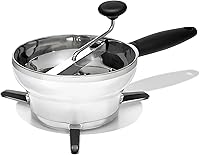 Vista 2 de OXO Good Grips - Molinillo de alimentos de acero inoxidable para purés, plateado y OXO Good Grips giratorio