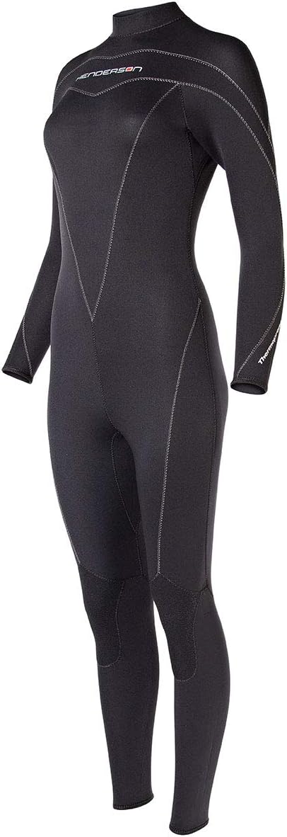 Henderson Woman Thermoprene Jumpsuit (Back Zip) 7mm Scuba Wetsuit-Black-14