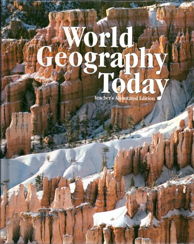 Teacher's Annotated Edition 1985 (World Geograp... 0030637236 Book Cover