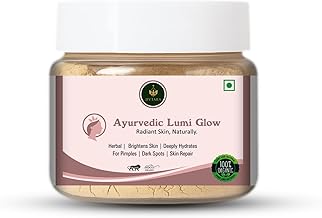 JIVTARA Lumi Glow Herbal Ubtan Face Pack Powder with Saffron, Sandalwood & Manjistha for Bright, Clear & Glowing Skin 50g | 100% Natural Ayurvedic Formula | Reduces Tan, Pigmentation & Dark Spots | Free from Parabens & Harmful Chemicals