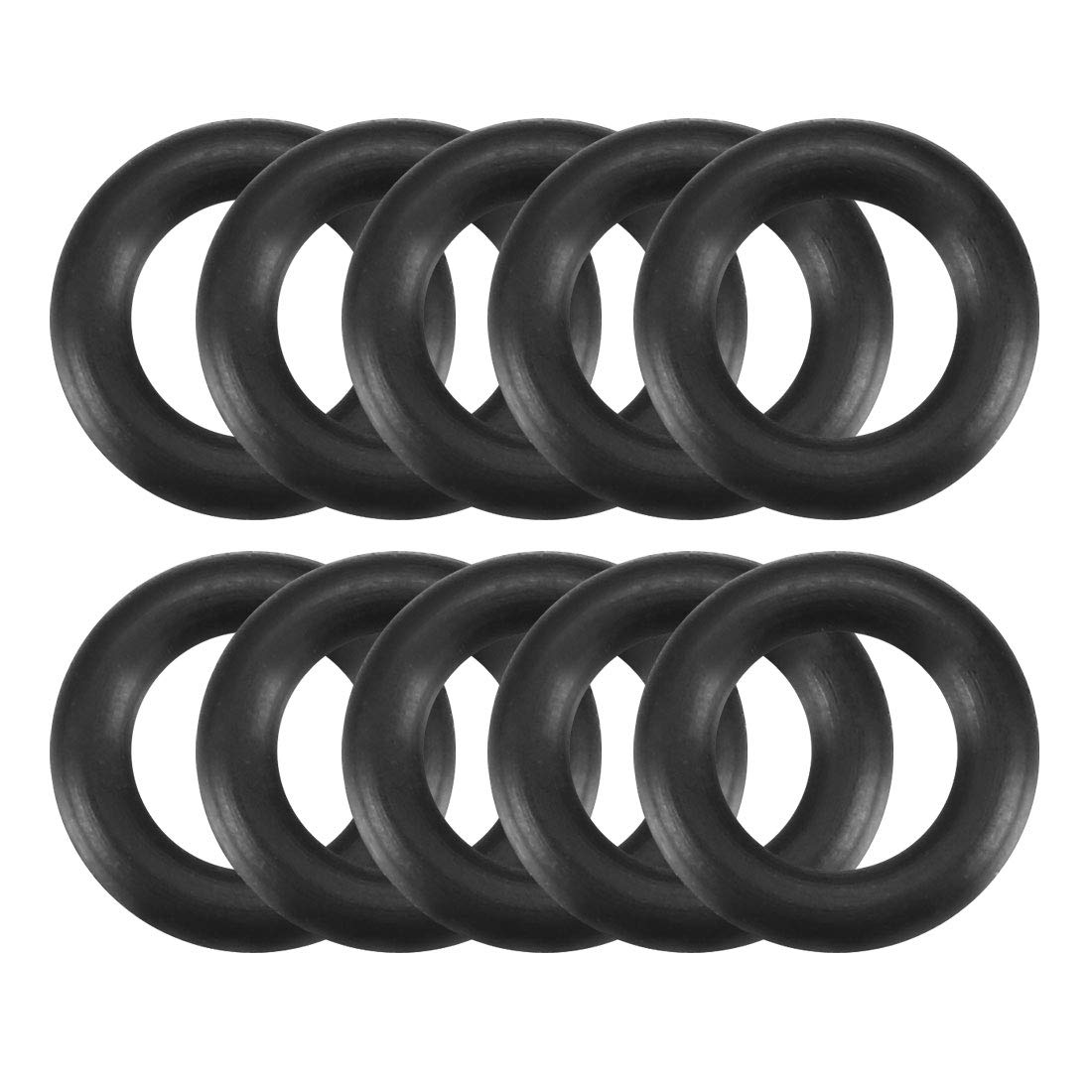 Uxcell Sourcing Map Nitrile Rubber O-Rings, 9Mm Od 5.2Mm Id 1.9Mm Width, Metric Nitrile Rubber Sealing Gasket, Pack Of 10