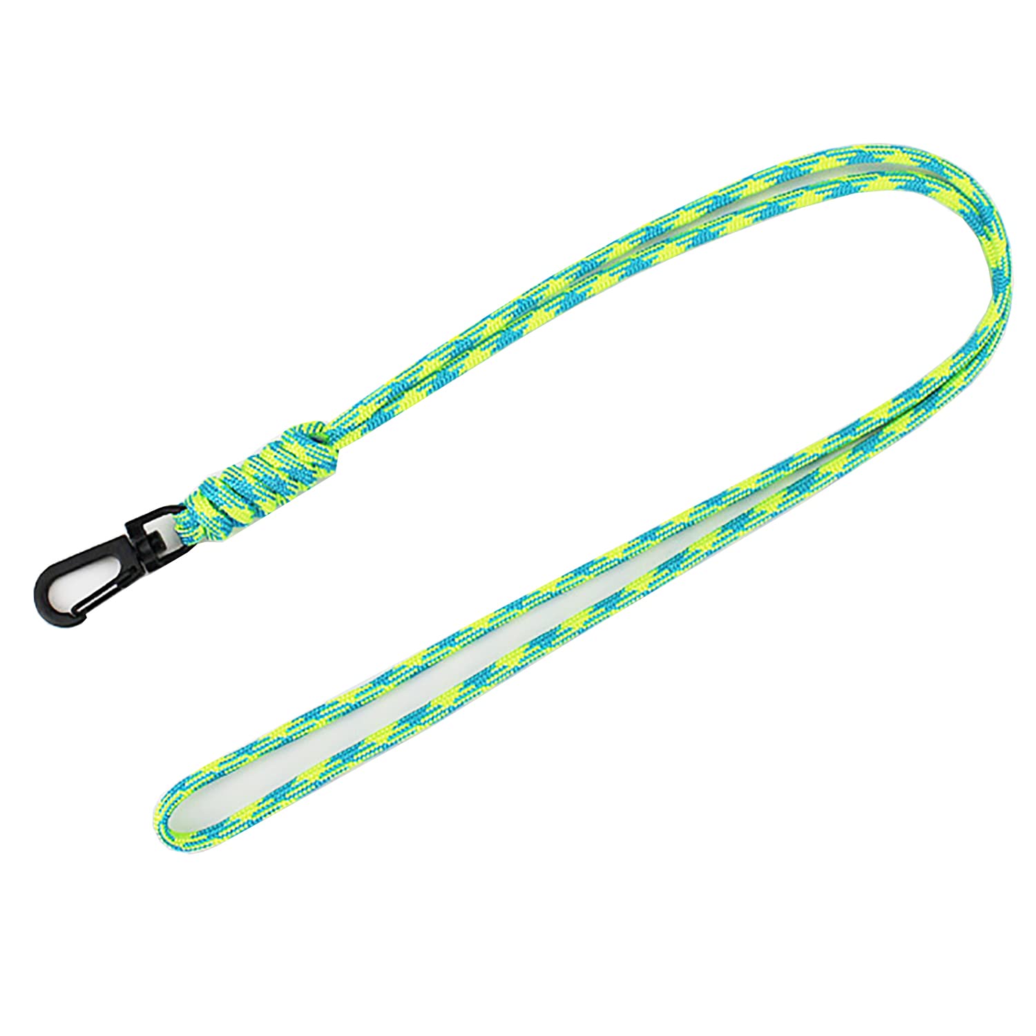 Heavy Duty Braided Lanyard - 2-Pack Paracord Keychain With Metal Clips