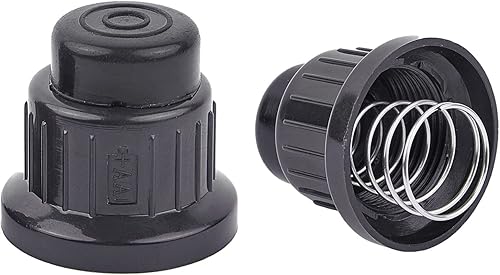 Timsec - Tapones de encendido con botón de batería AA, 2 tapas de repuesto para encendedor con muelles para hogueras de gas, barbacoa, parrilla,