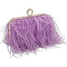 Women Ostrich Feather Purse Ostrich Tote Bag Fluffy Feather Purse Fringe Clutch Evening Handbag for Party Prom