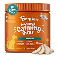 Algopix Similar Product 16 - Zesty Paws Calming Chews for Dogs  Dog