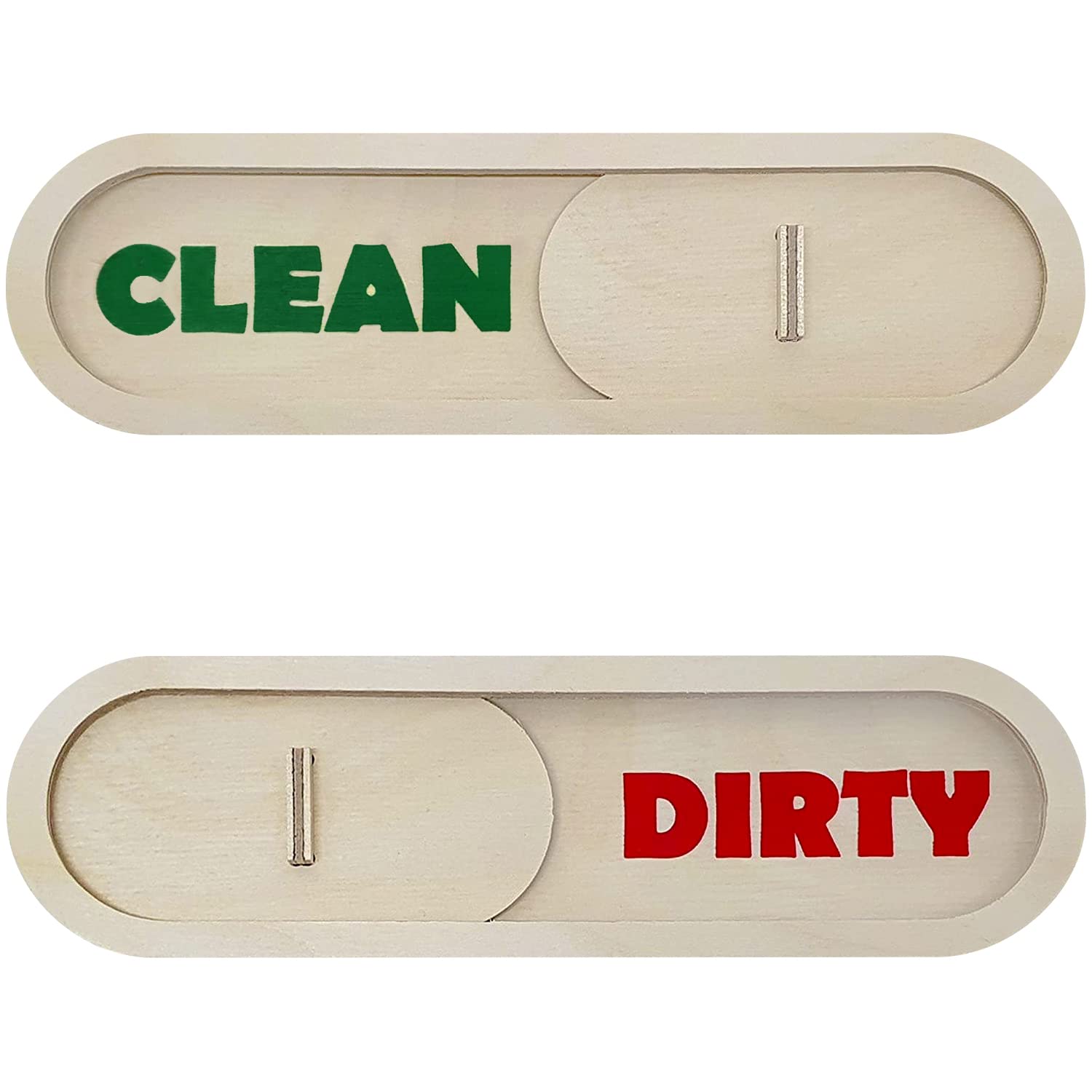 Geekbear 13. Birch Slider Clean Dirty Magnet For Dishwasher (13. Birch Slider)