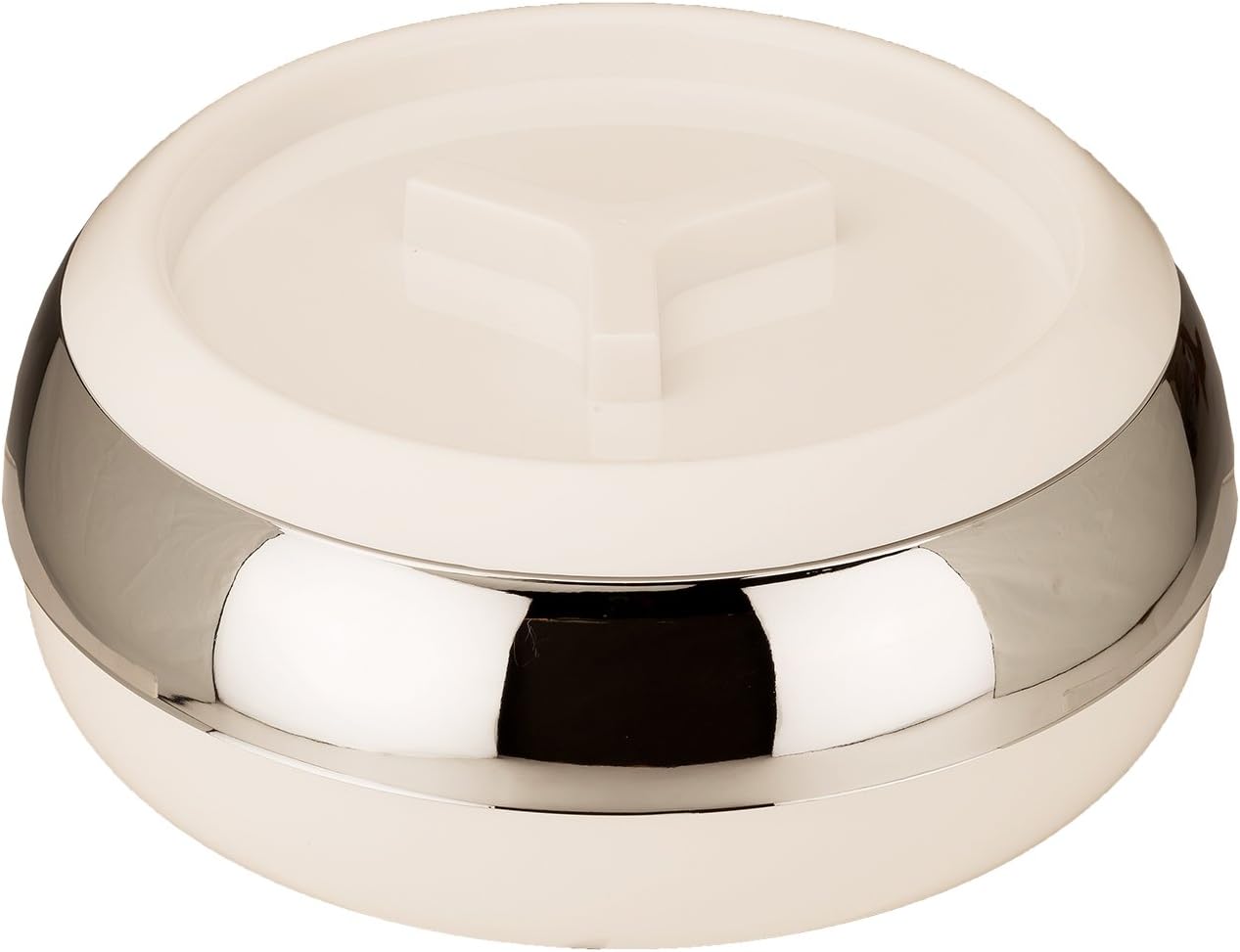 Jaypee Plus Plastic Polo Casserole, 2.5 Litres/25Cm, Jppolou2500W, White