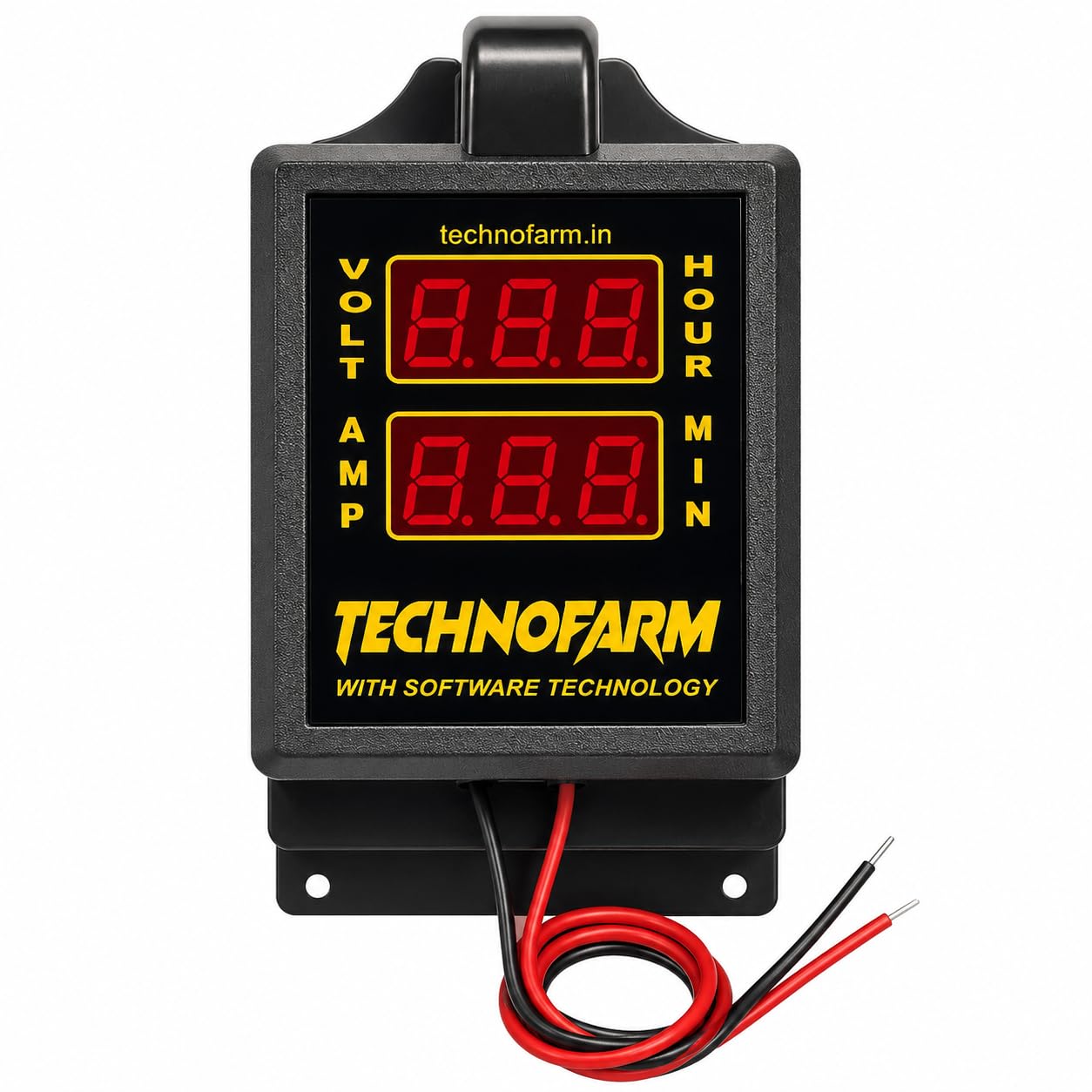 TECHNOFARM Digital Voltage & Ampere Meter with Timer | Wall Mount AC Volt Meter 150-600V | 1A-100A Current Monitor | 1000 Hours Runtime Display | 750V Surge Protection | Voltmeter | Voltamp meter-image-46