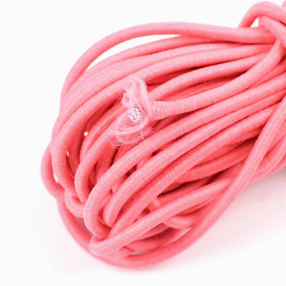 Cordon élastique 2.5 mm en polyester coloré pour couture de vêtements et chapeaux