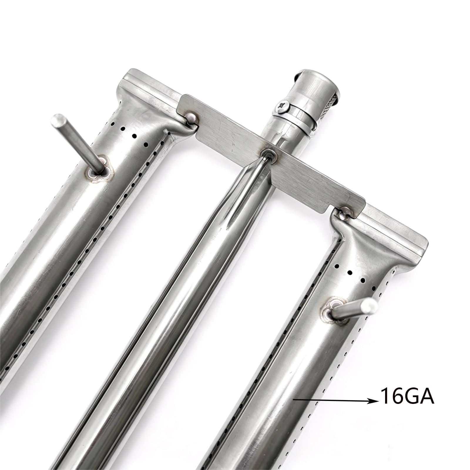 Piezas de repuesto de quemador de acero inoxidable resistente de 3 piezas para AOG, American Outdoor 24NB 24NG 24NP 24PC 30NB 30PC 36NB 36PC parrillas de gas 14 1/2 pulgadas x 6 1/4 pulgadas