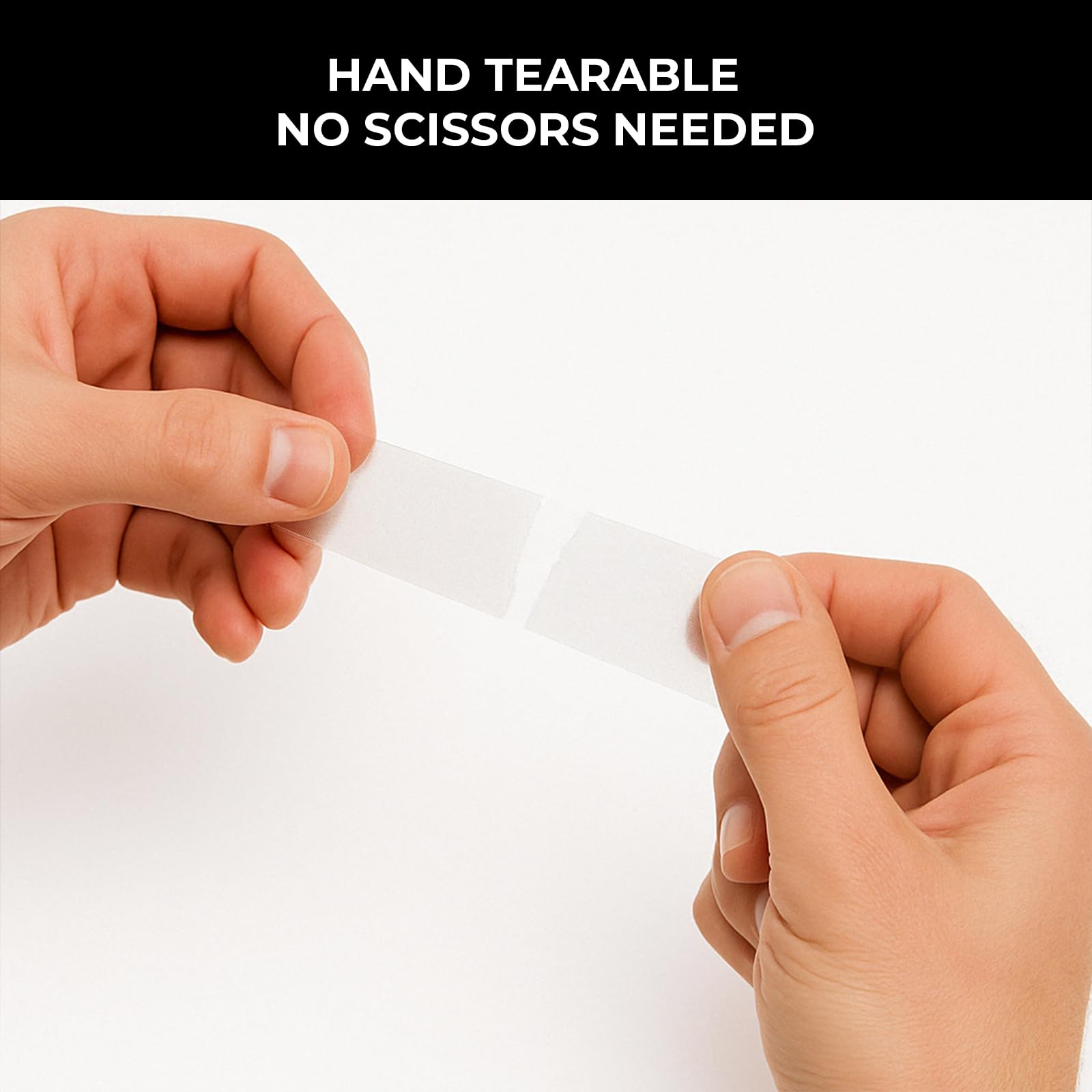 Rezztek Clear Hockey Tape – Ruban adhésif Transparent pour Chaussettes de Hockey – Extensible et indéchirable – Durable