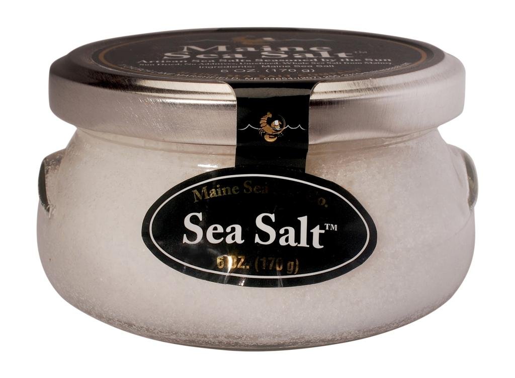 Maine Sea Salt, 6oz Coarse, Pure, Hand-Harvested, Natural Kosher Salt