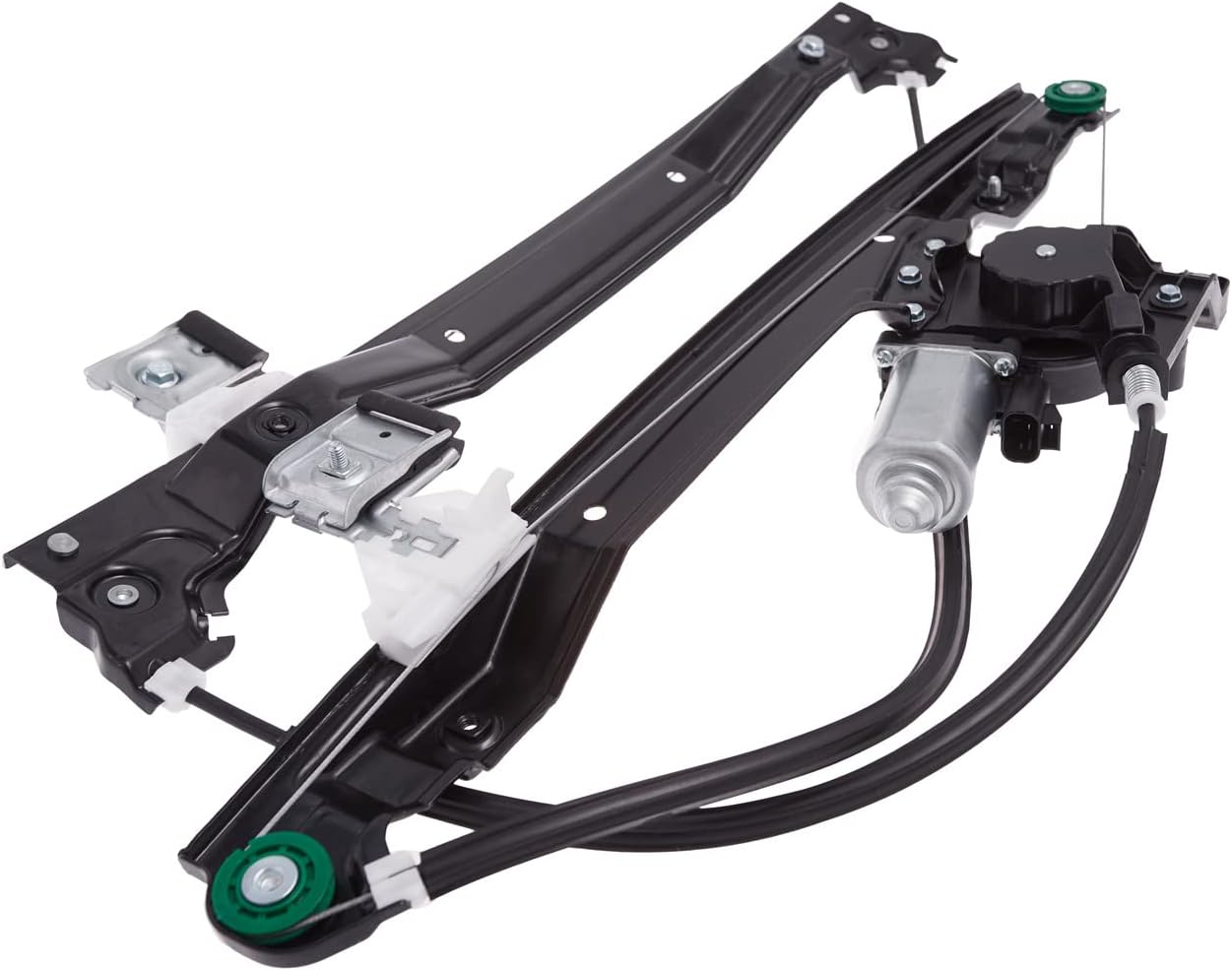 tucarest 741-690 front left power window lift regulator w/motor assembly fit for 04-07 bu-ick rainier /02-09 chevy trailblazer, g-m-c envoy, is-uzu ascender [# 82130 660214 10357004] front driver side (lh) 741-690 (fit 04-07 rainier front)